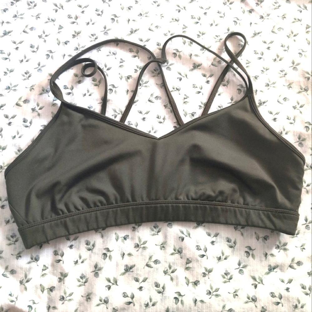 Old Navy Forest Green XL Sports Bra